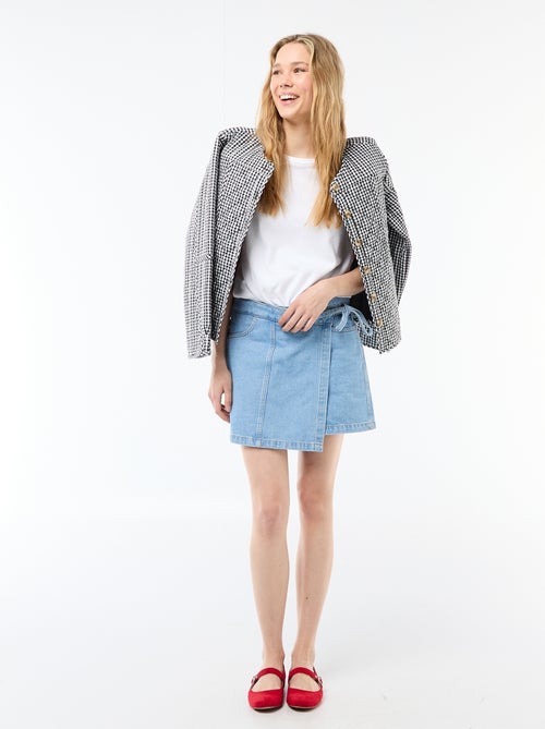 Jupe short en jean - Kiabi
