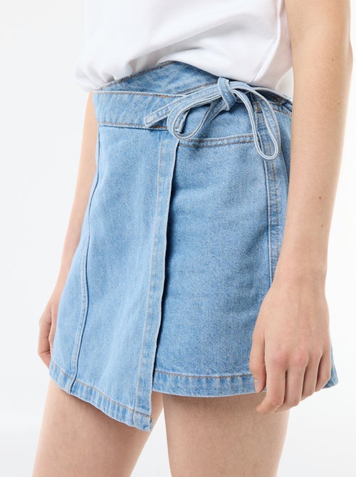 Jupe short en jean - Kiabi
