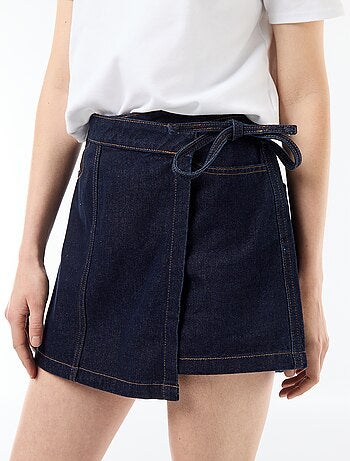 Jupe short en jean
