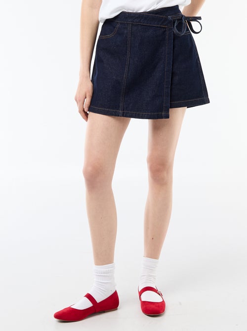 Jupe short en jean - Kiabi