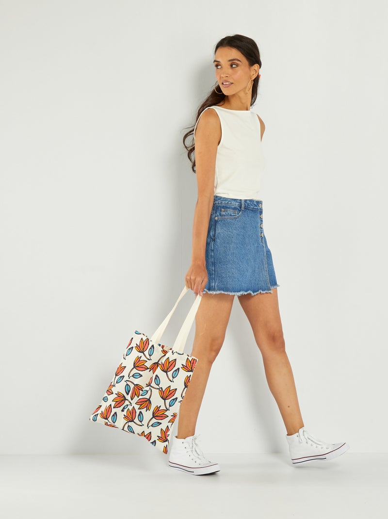 Jupe short en jean Double stone - Kiabi