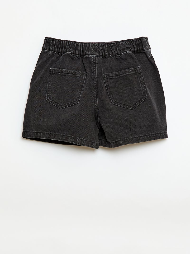 Jupe short en jean Gris - Kiabi