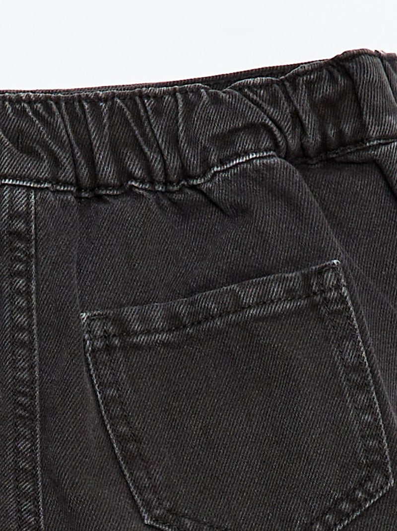 Jupe short en jean Gris - Kiabi