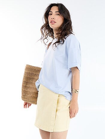 Jupe short en jean