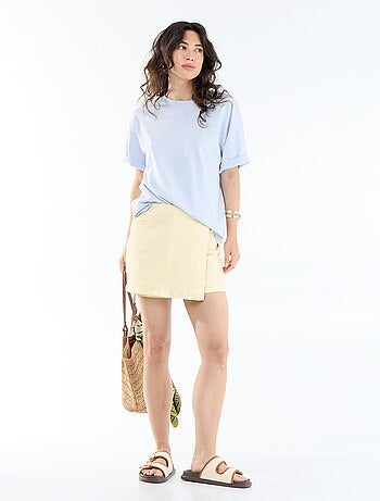 Jupe short en jean