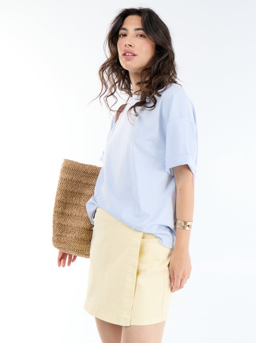 Jupe short en jean - Kiabi