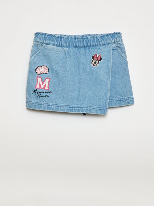 Jupe-short en jean 'Minnie' 'Disney' - Kiabi