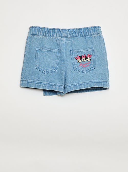Jupe-short en jean 'Minnie' 'Disney' - Kiabi