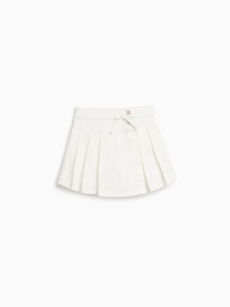 Jupe-short en jean MO Fashion Blanc - Kiabi
