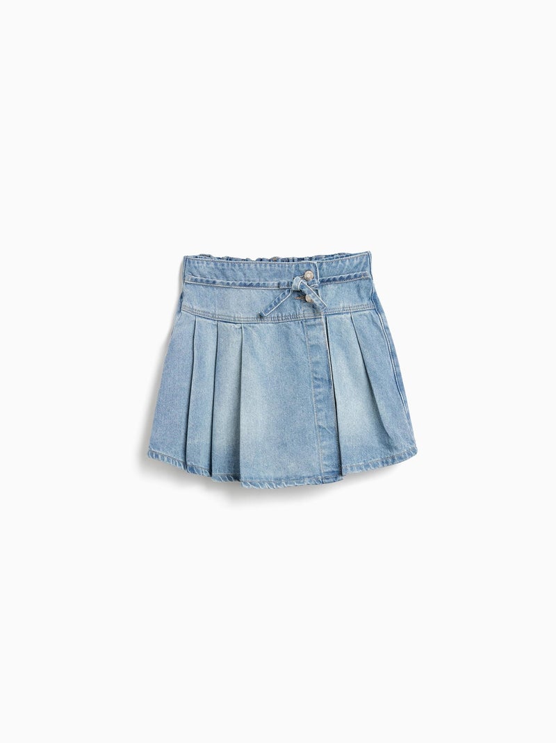 Jupe short en jean  MO Fashion Bleu - Kiabi