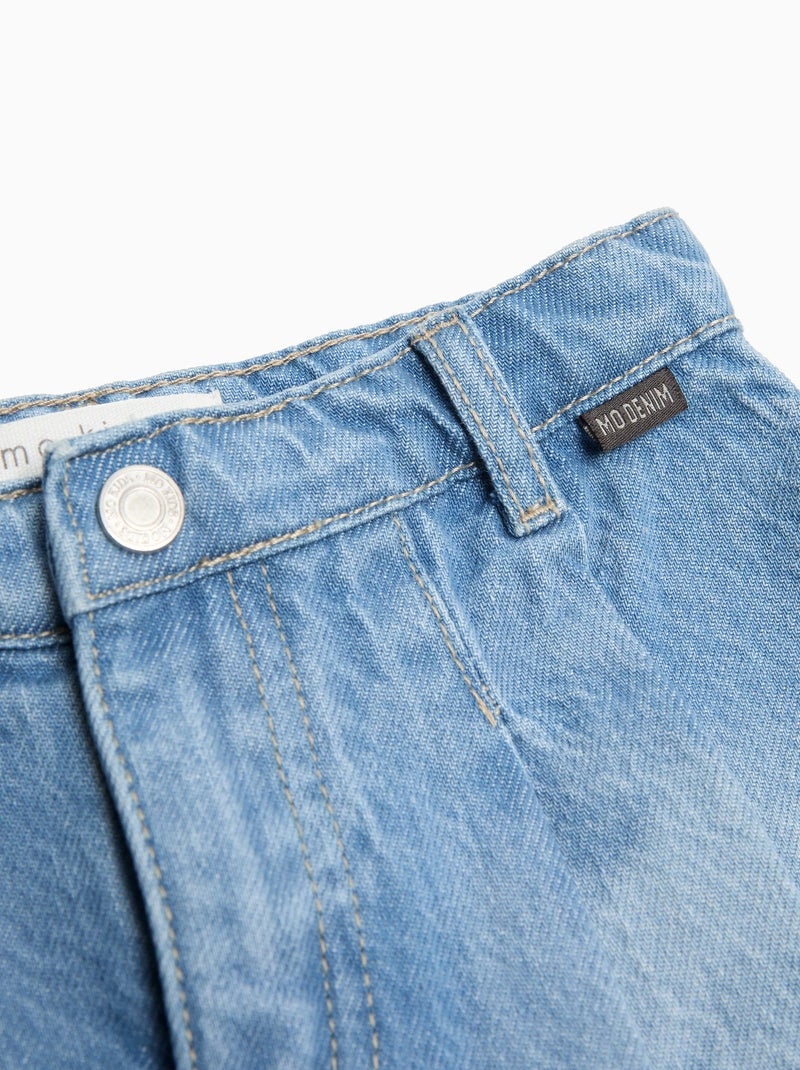 Jupe short en jean  MO Fashion Bleu - Kiabi