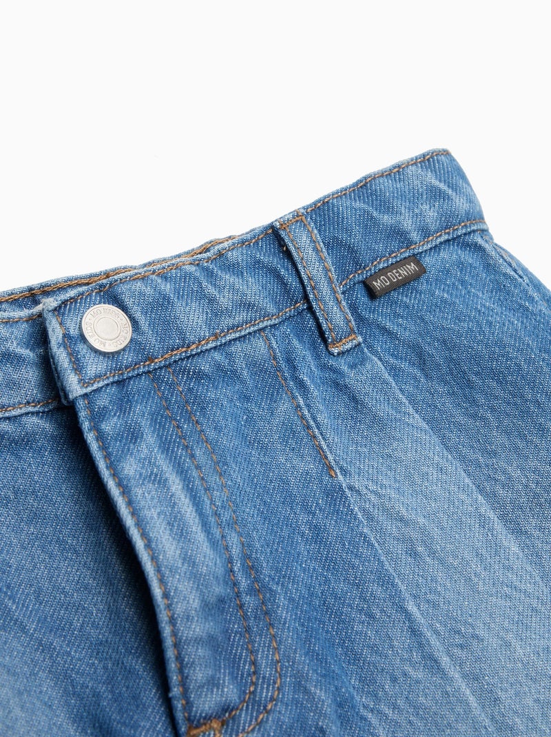 Jupe-short en jean MO Fashion Bleu - Kiabi