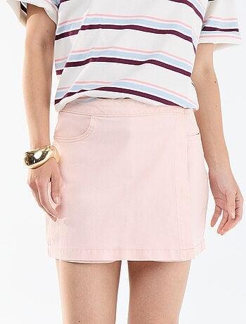 Jupe short en jean