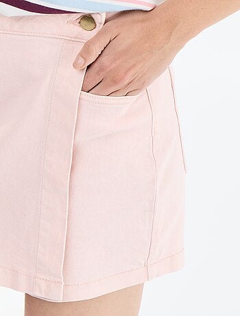 Jupe short en jean