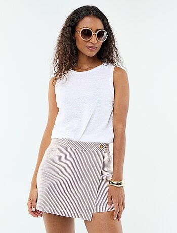 Jupe short en jean