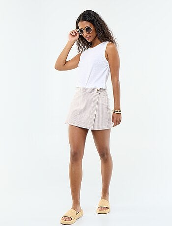 Jupe short en jean