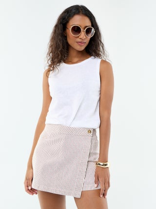 Jupe short en jean