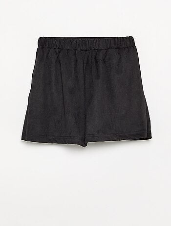 Jupe-short en suédine