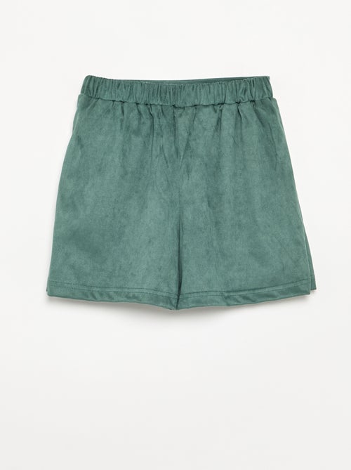 Jupe-short en suédine - Kiabi