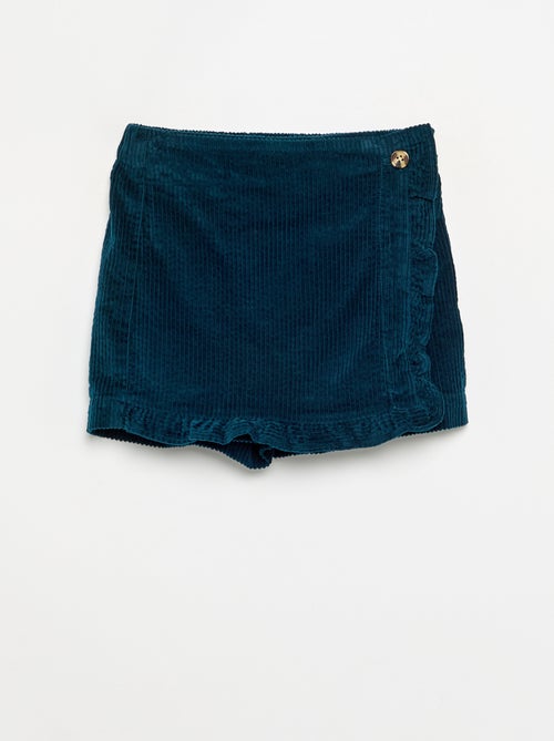 Jupe short en velours côtelé - Kiabi Jupe short en velours côtelé - Kiabi