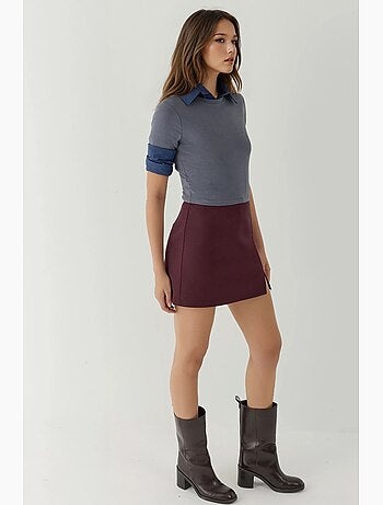 Jupe-short fendue hiccup