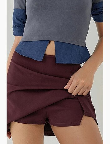 Jupe-short fendue hiccup