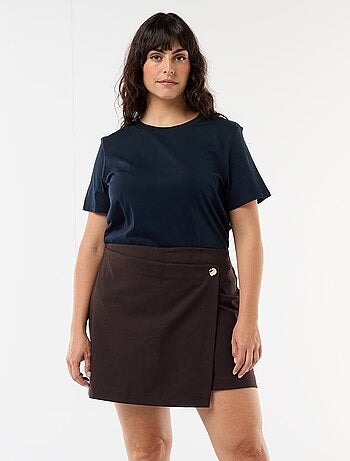 Jupe short fines rayures