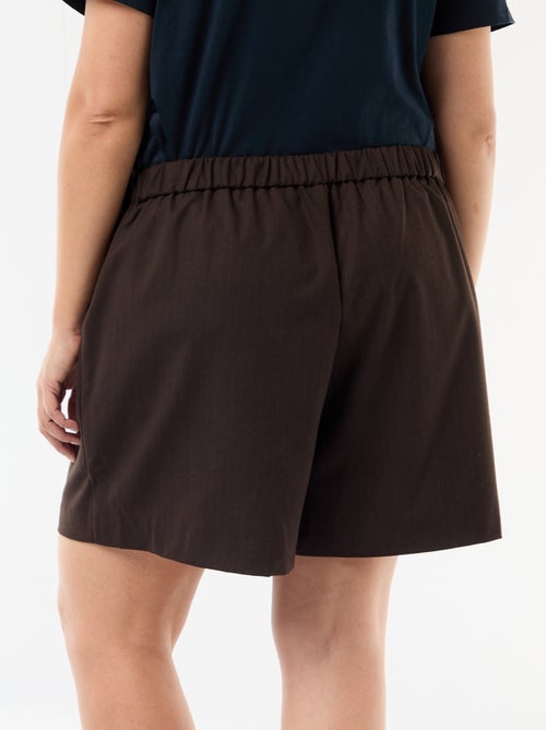 Jupe short fines rayures - Kiabi