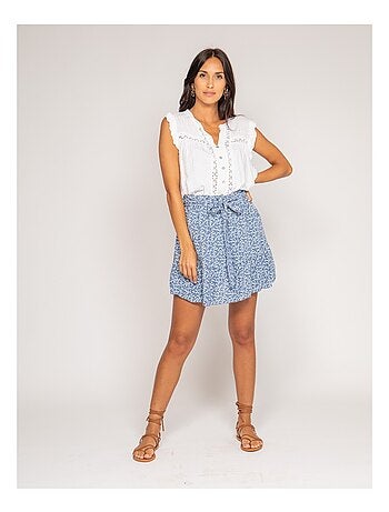 Jupe short motifs XYMESS