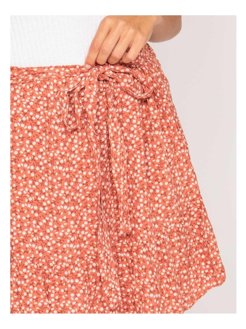 Jupe short motifs xymess Rose - Kiabi