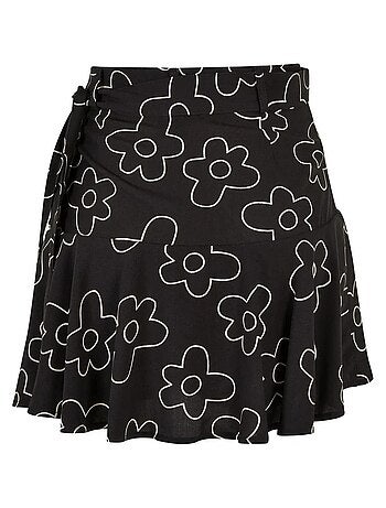 Jupe-short motif/style fleur - urban classics