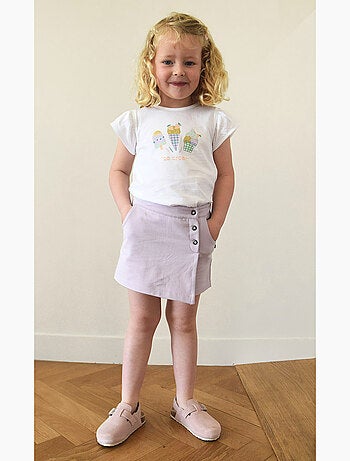 JUPE SHORT NOLA MOLLETON ENFANT
