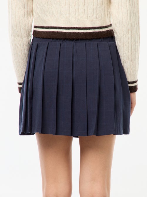 Jupe short plissée - Kiabi