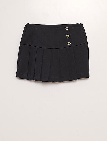 Jupe short plissée en jersey