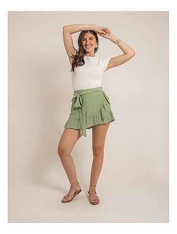Jupe-short portefeuille XABERI