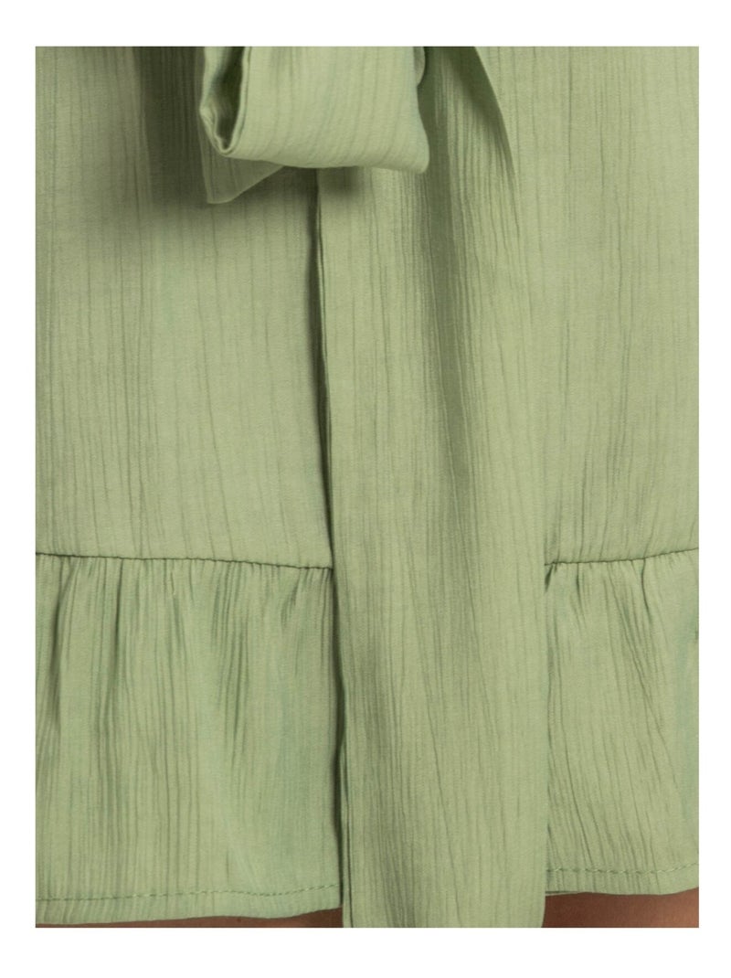 Jupe-short portefeuille XABERI Vert - Kiabi