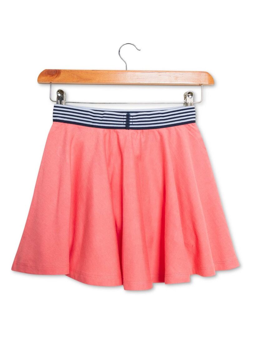 Jupe Courte à Volants Rose à Pois Blancs - Taille 4 Ans (104 Cm) - Marque Shiny - Occasion Très Bon état