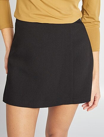 Jupe short taille haute