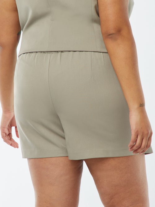 Jupe short taille haute - Kiabi