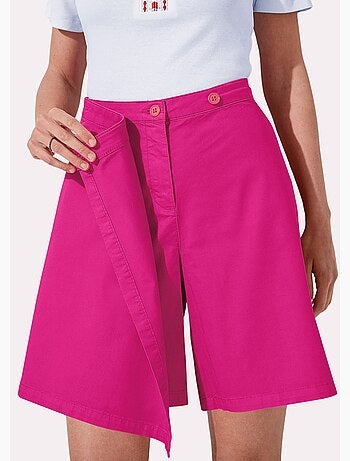 Jupe-short tissu extensible - Afibel