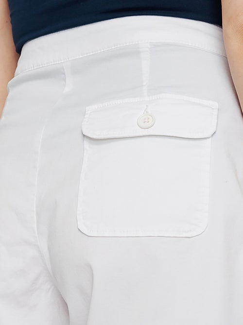 Jupe-short  tissu extensible - Kiabi