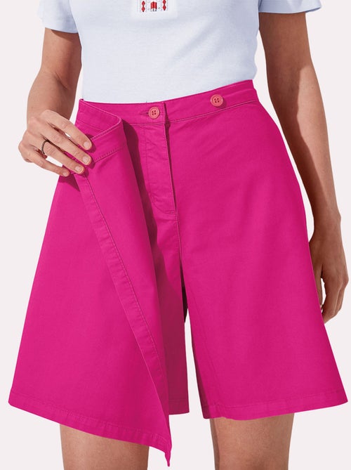 Jupe-short  tissu extensible - Kiabi