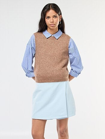 Jupe short uni