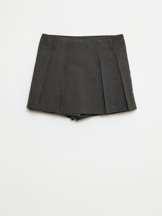 Jupe-short uni