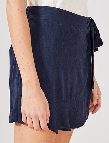 Jupe short volantée - Kiabi