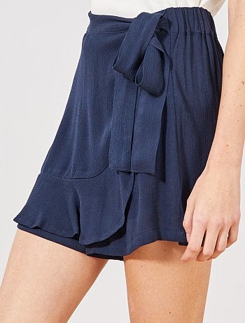 Jupe short volantée - Kiabi