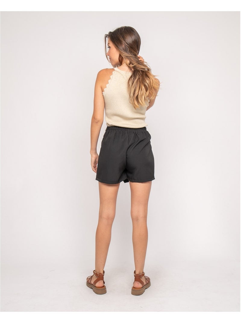 Jupe short XAPANA Noir - Kiabi
