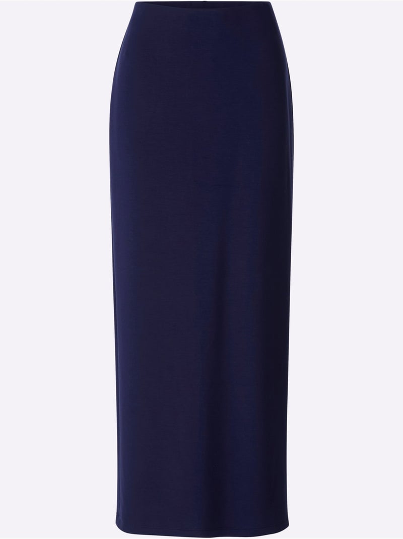 Jupe Sweat 55% Viscose - Taille Standard - Helline Bleu marine - Kiabi