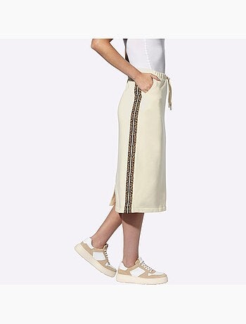 Jupe Sweat Ceinture élastique, Coulisse Et Lien à Nouer - Taille Standard - helline