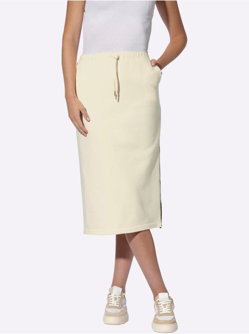 Jupe Sweat Ceinture élastique, Coulisse Et Lien à Nouer - Taille Standard - Helline - Kiabi